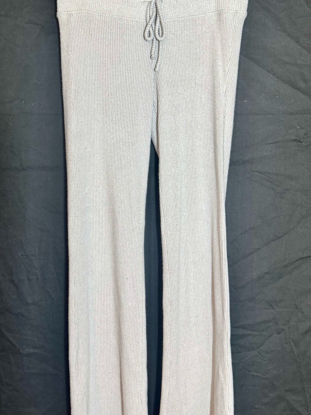 Hollister Girls' Ribbed Joggers in Light Beige